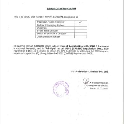 Prabhudash Leeladhar Designation Certificate4d5d30cc 15bf E18a 812f 7a600e7e02bc